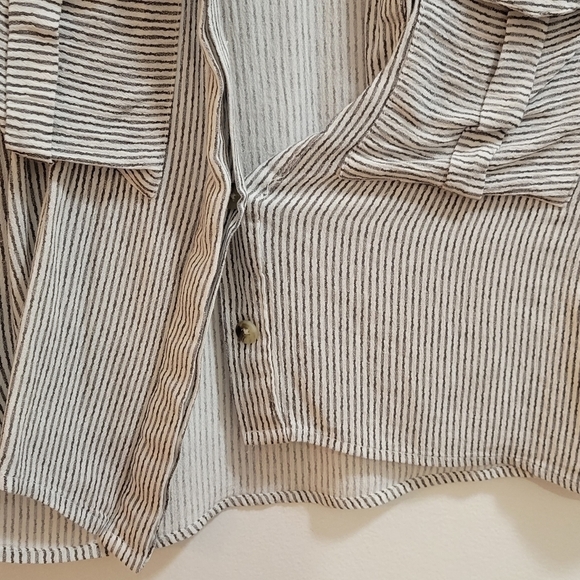 Sim & Sam Striped Button Shirt - Picture 5 of 5